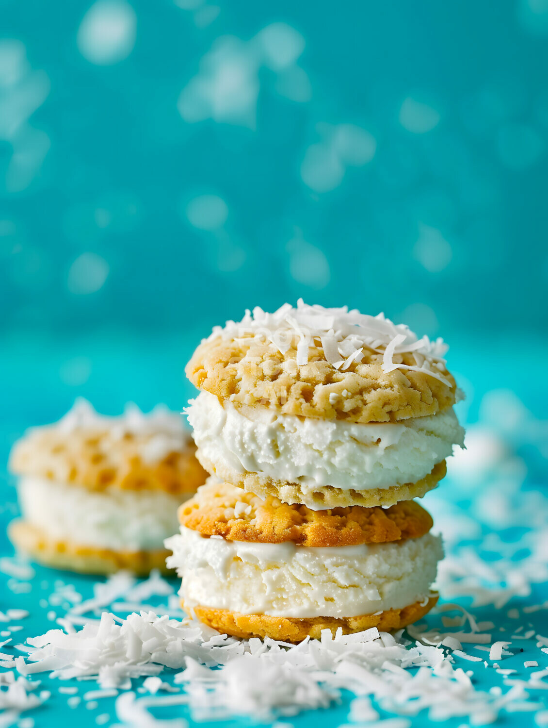 Vegan Coconut Ice Cream Sandwich