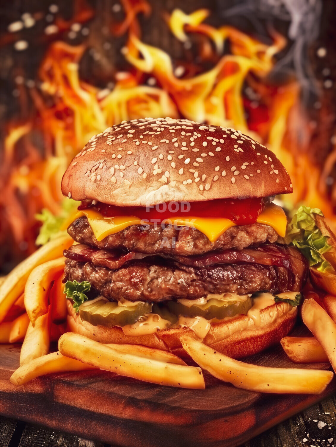 Flame Grilled Burger