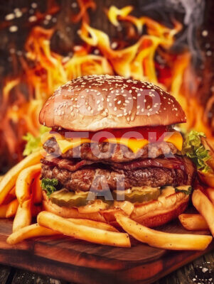 Flame Grilled Burger