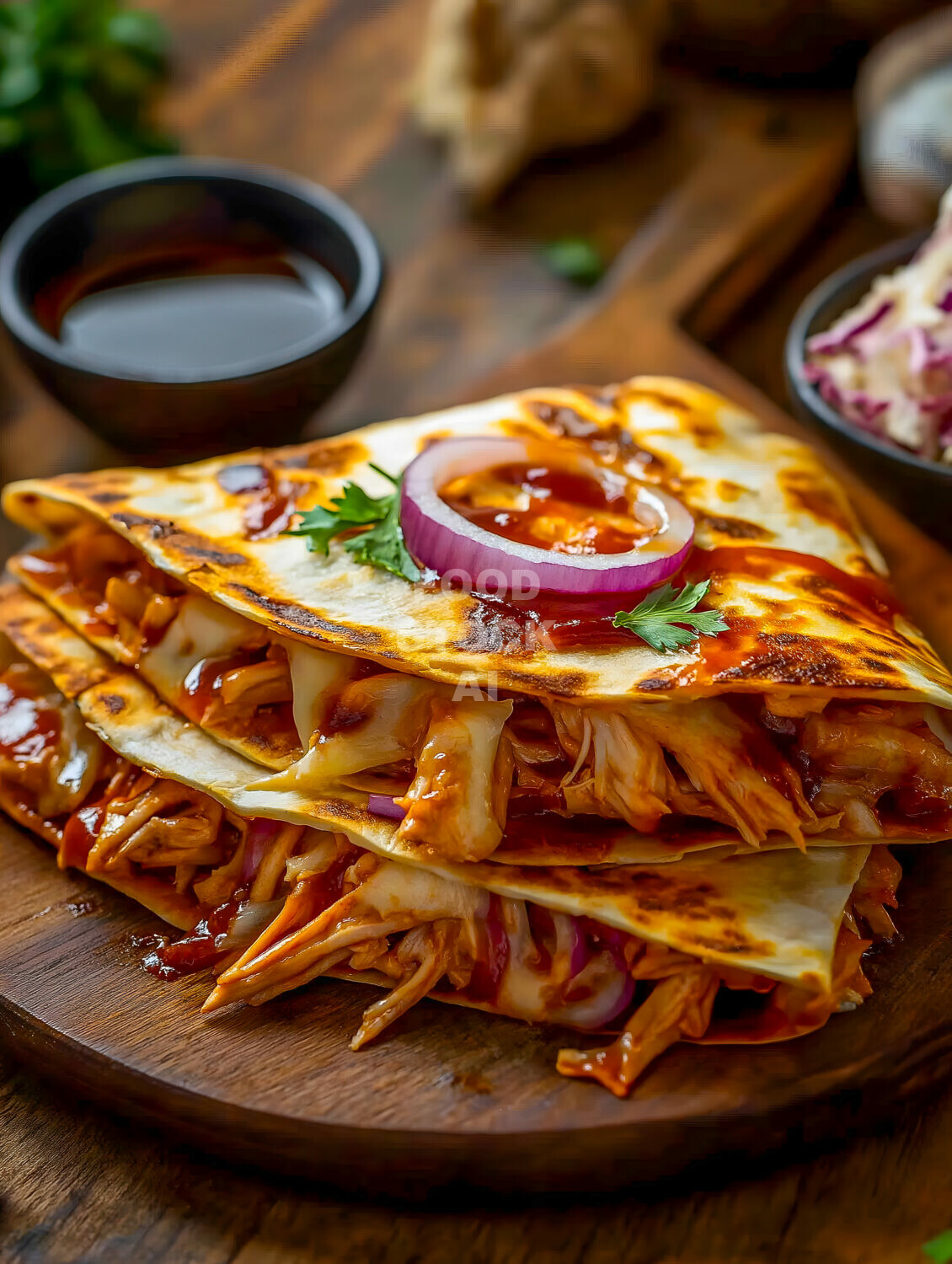 Pesto Chicken Quesadilla