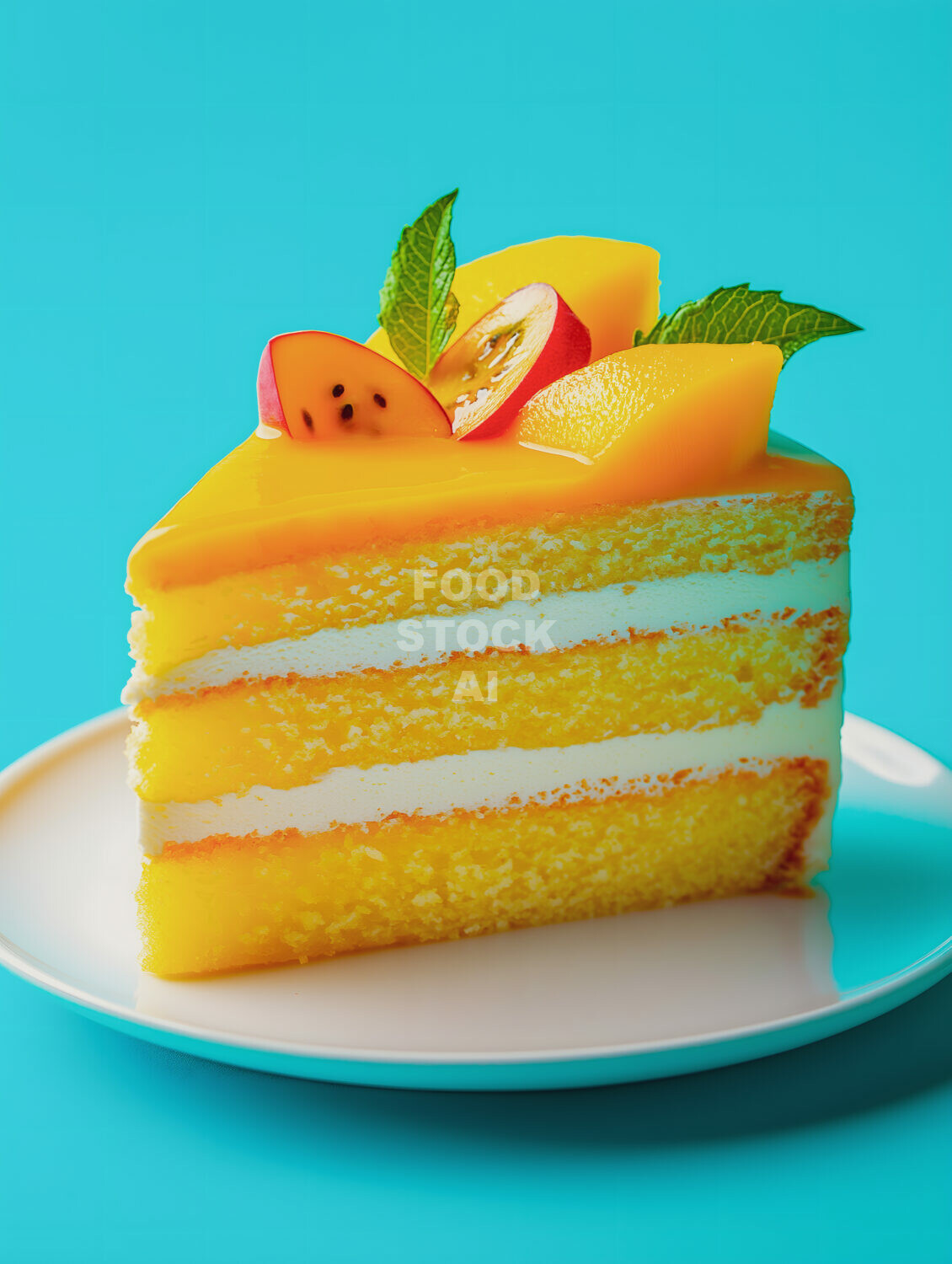 Tropical Elegance: Mango Passionfruit Cake