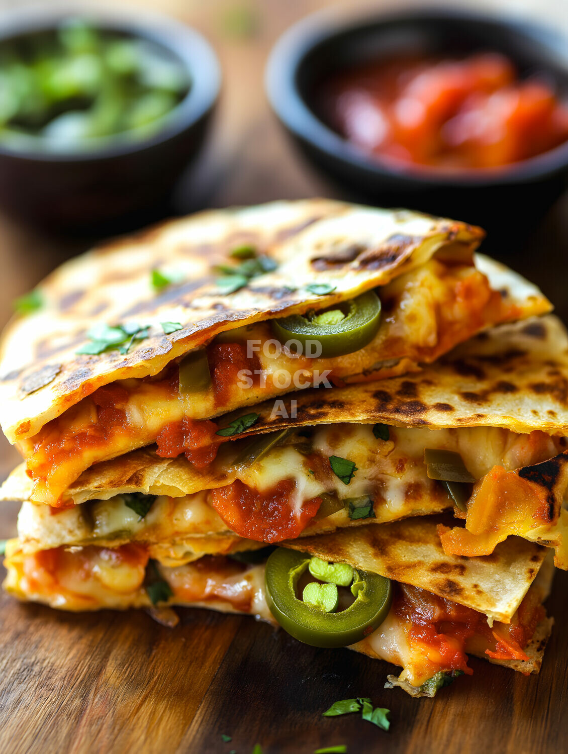 Jalapeño Pizza Quesadilla