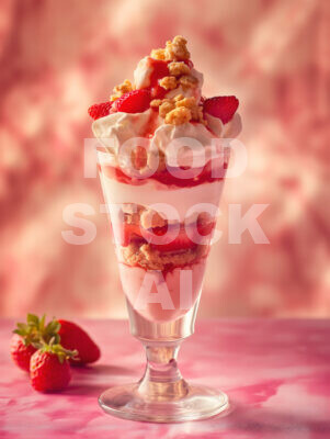 Strawberry Shortcake Sundae