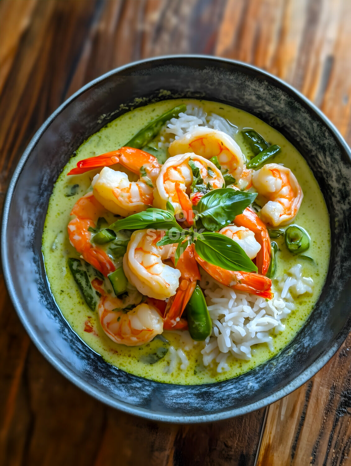 Thai Green Curry with Shrimp