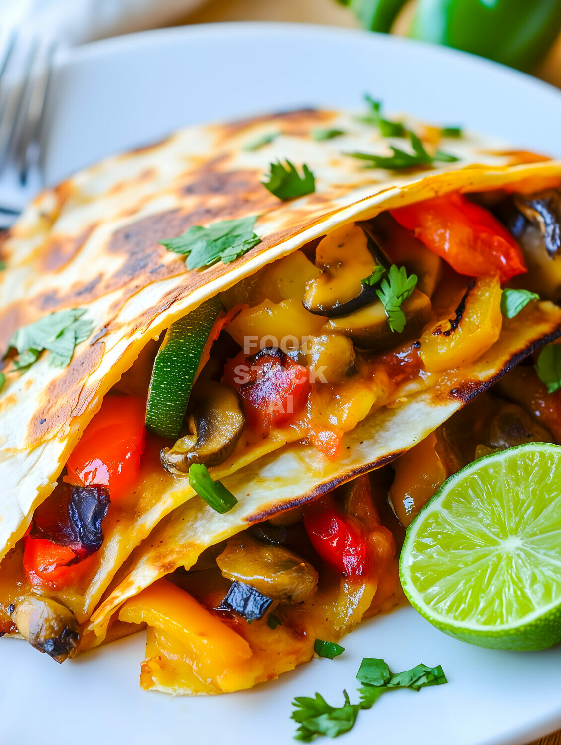 Flavourful Vegetarian Quesadilla