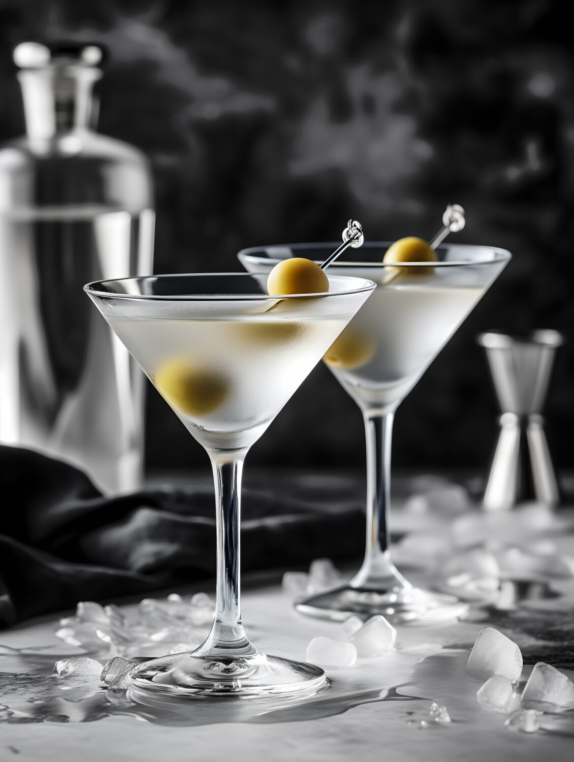 Monochromatic Vodka Martini